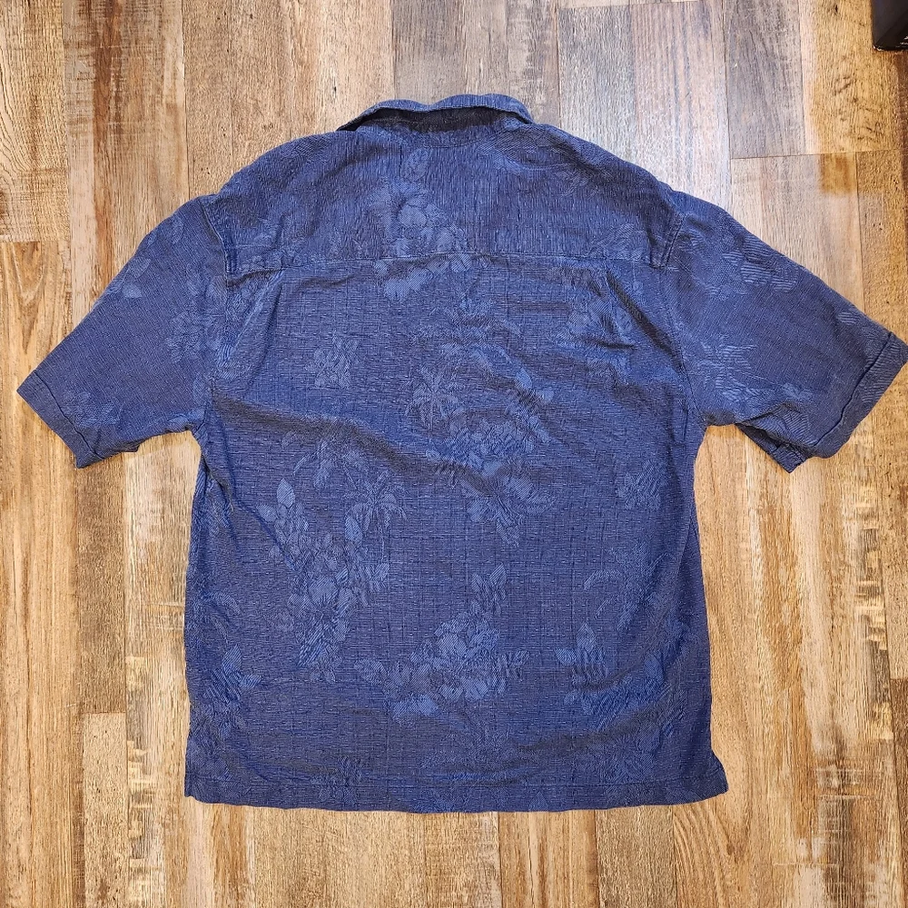 Jamaica Jaxx 100% Silk Button Down Short Sleeve